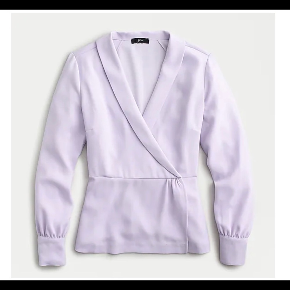 Brand new Jcrew Drapey faux-wrap top.  Sz 2